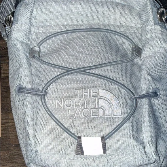 NWT The North Face Jester Light Gray Crossbody Organizer Bag - Picture 4 of 9